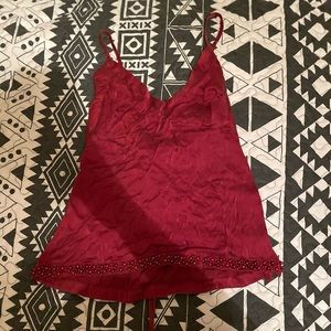 CITY DKNY VINTAGE MAROON TOP